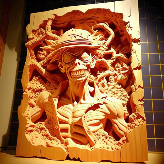 3D модель One Piece Ейічіро Ода (STL)